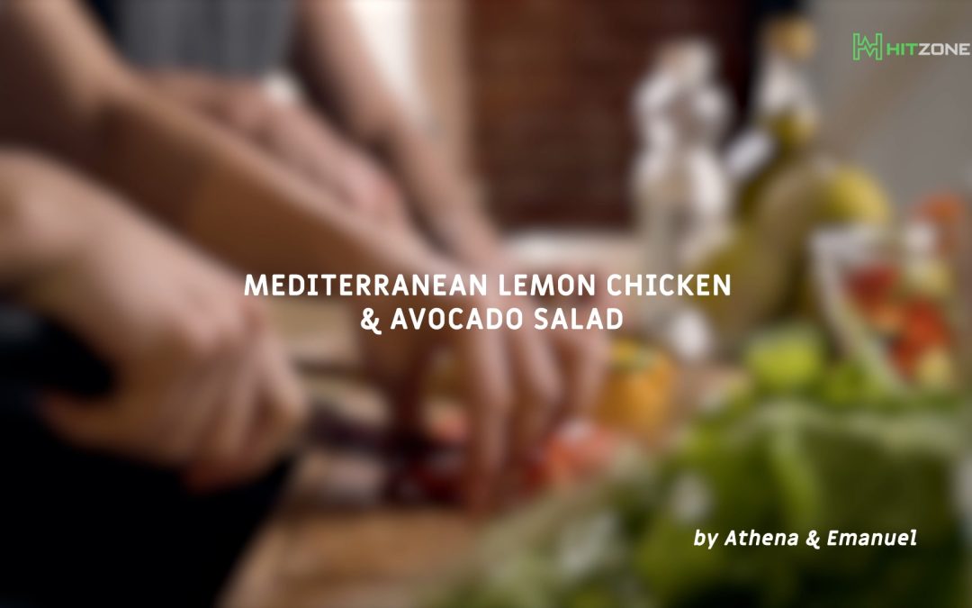 Mediterranean Lemon Chicken & Avocado Salad