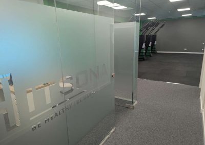 frosted glass